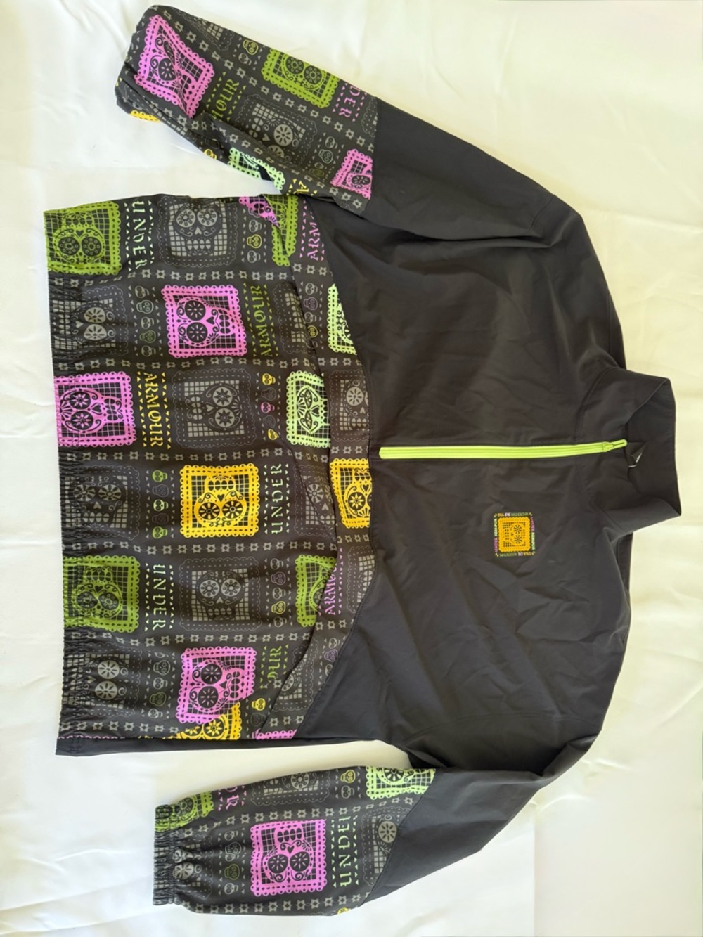 Womens Dia De Los Muertos Under Armour Anarok Jacket Size Large